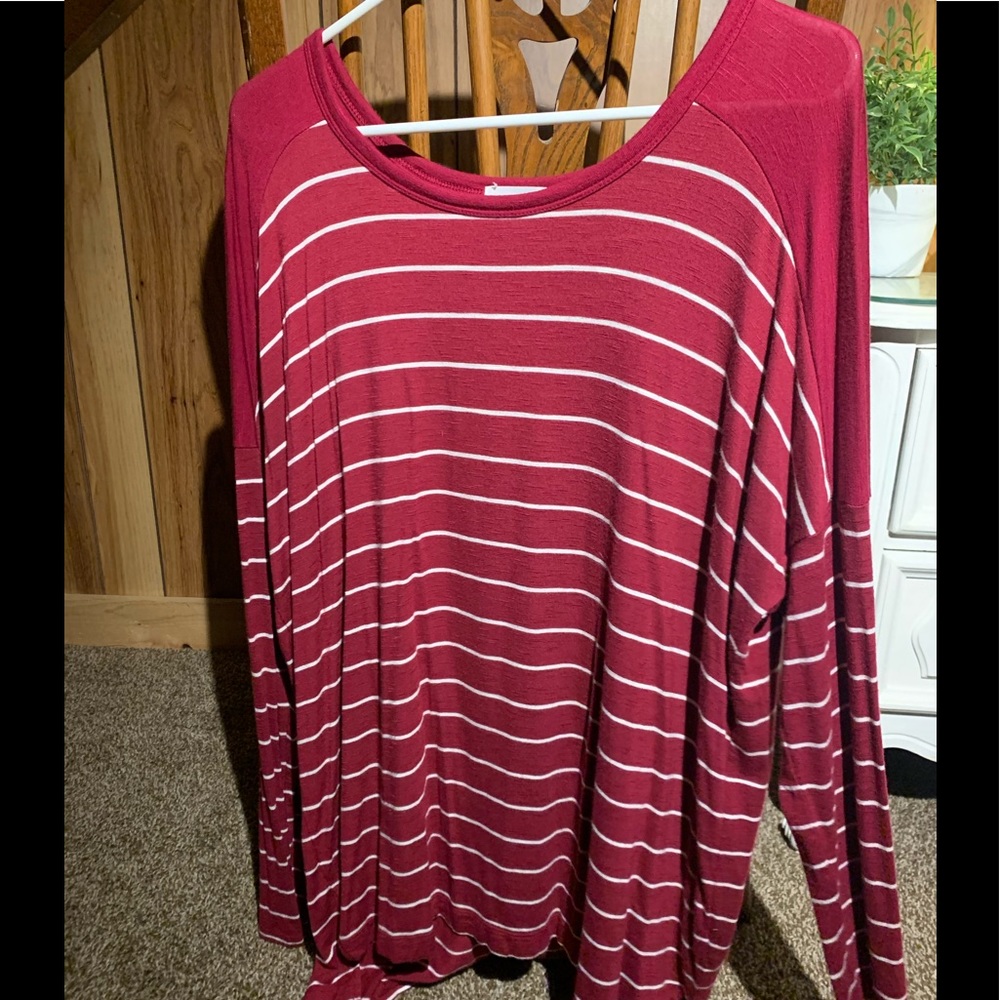 Long sleeve stripe shirt